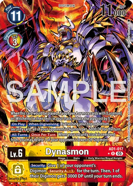 Digimon TCG Card 'AD1-017_P1' 'Dynasmon'