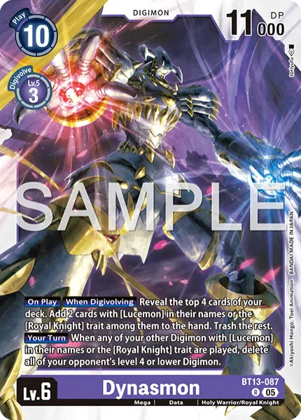 Digimon TCG Card 'BT13-087_P2' 'Dynasmon'