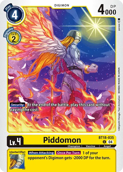 Digimon TCG Card 'BT18-035' 'Piddomon'