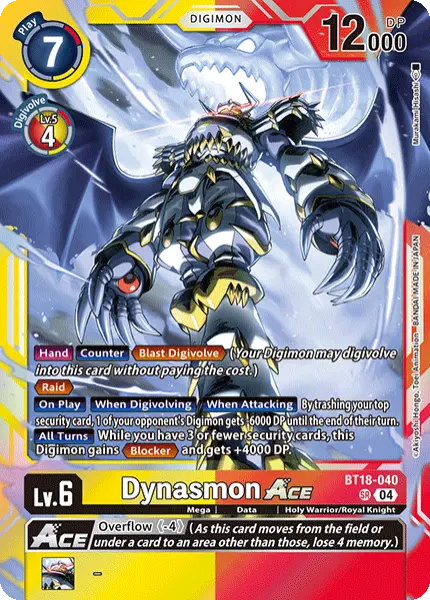 Digimon TCG Card 'BT18-040' 'Dynasmon'