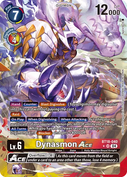 Digimon TCG Card 'BT18-040_P1' 'Dynasmon'