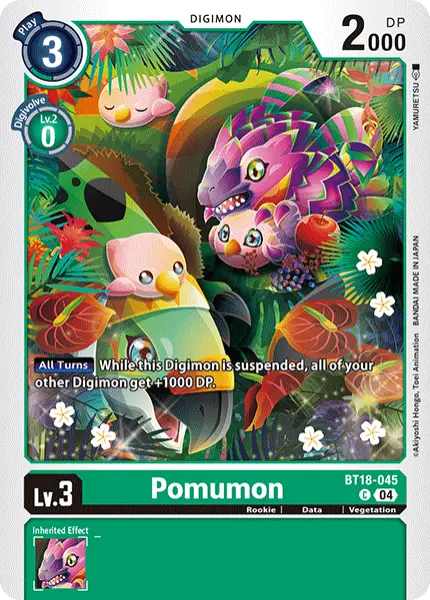 Digimon TCG Card 'BT18-045' 'Pomumon'