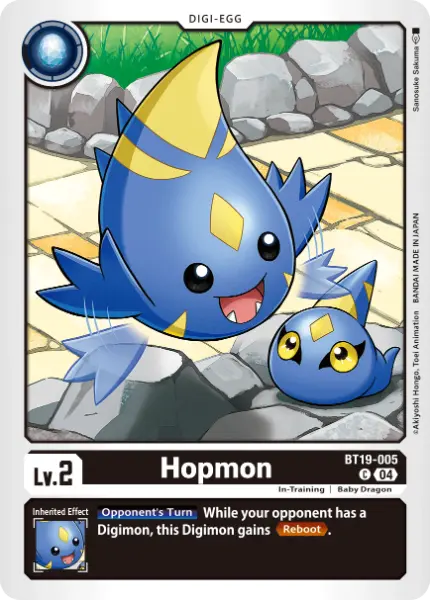 Digimon TCG Card 'BT19-005' 'Hopmon'