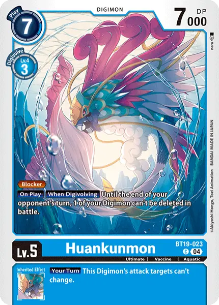 Digimon TCG Card 'BT19-023' 'Huankunmon'