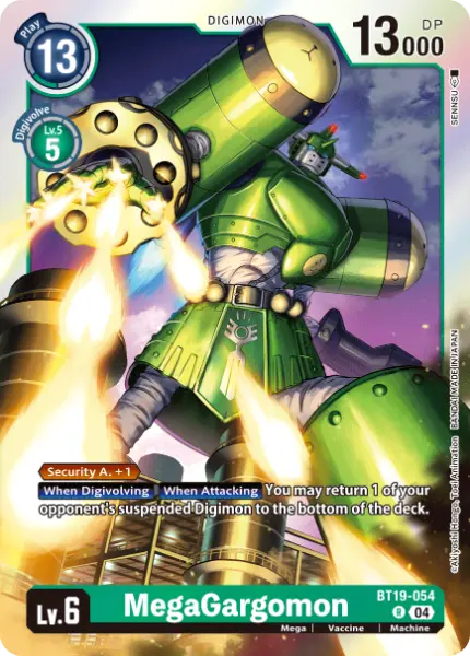 Digimon TCG Card 'BT19-054' 'MegaGargomon'