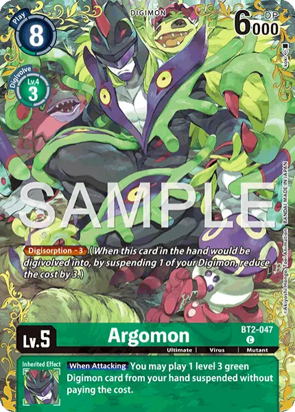 Digimon TCG Card 'BT2-047_P2' 'Argomon'