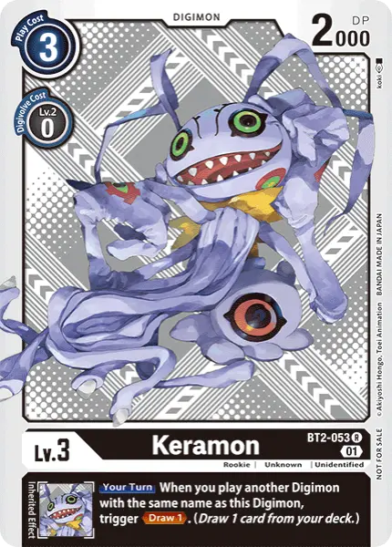 Digimon TCG Card 'BT2-053_P2' 'Keramon'