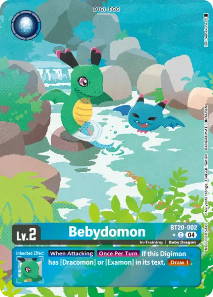 Digimon TCG Card 'BT20-002_P1' 'Bebydomon'