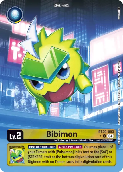 Digimon TCG Card 'BT20-003_P1' 'Bibimon'