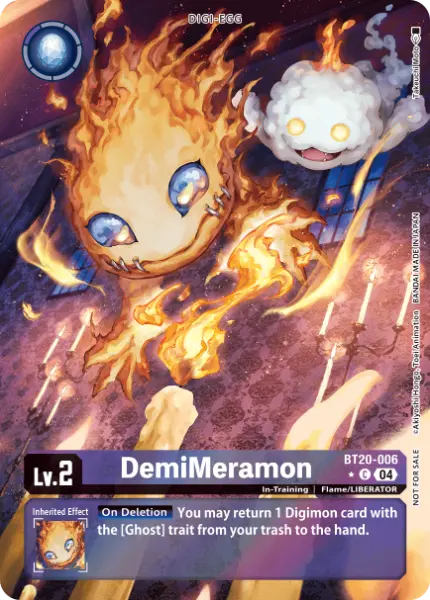 Digimon TCG Card BT20-006_P1 DemiMeramon