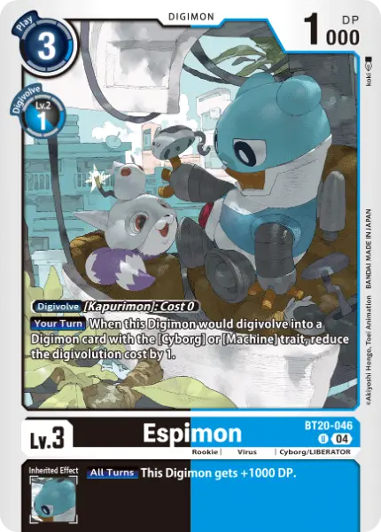 Digimon TCG Card 'BT20-046' 'Espimon'