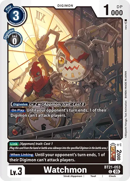 Digimon TCG Card 'BT21-053' 'Watchmon'