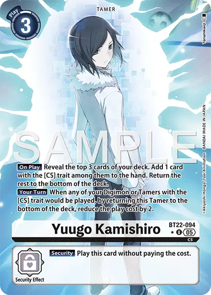 Digimon TCG Card 'BT22-094_P1' 'Yuugo Kanishiro'