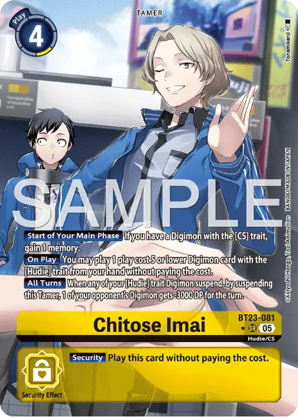 Digimon TCG Card 'BT23-081_P1' 'Chitose Imai'