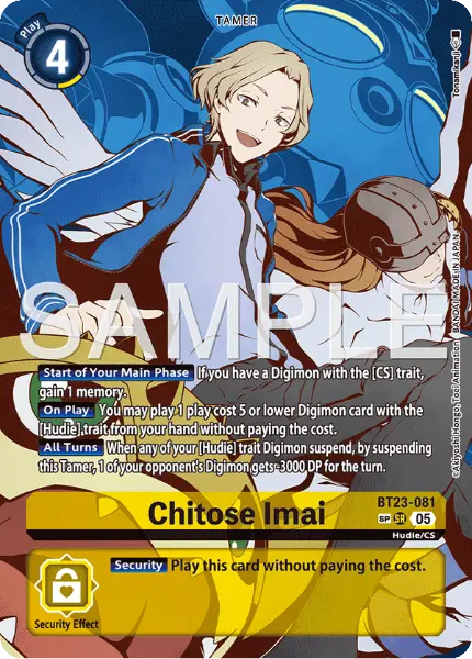 Digimon TCG Card 'BT23-081_P2' 'Chitose Imai'