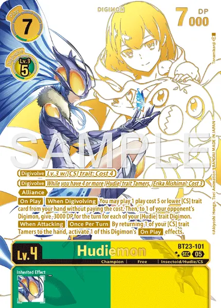 Digimon TCG Card 'BT23-101_P2' 'Hudiemon'