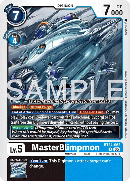 Digimon TCG Card 'BT24-062' 'MasterBlimpmon'
