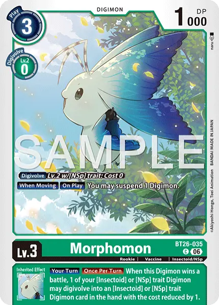 Digimon TCG Card 'BT26-035' 'Morphomon'
