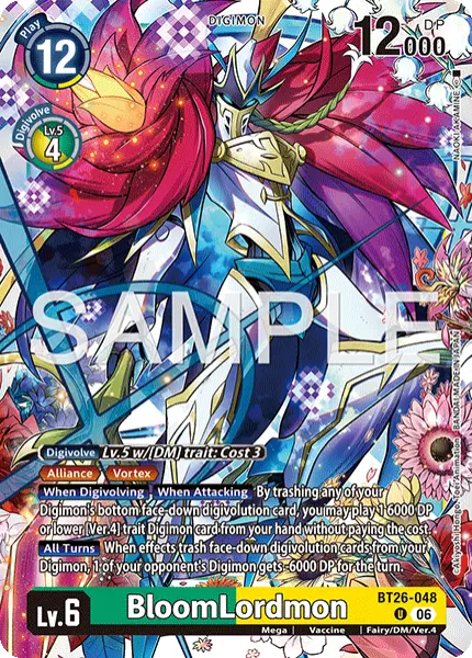 Digimon TCG Card 'BT26-048' 'BloomLordmon'