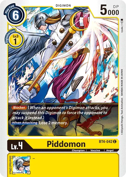 Digimon TCG Card 'BT4-042' 'Piddomon'