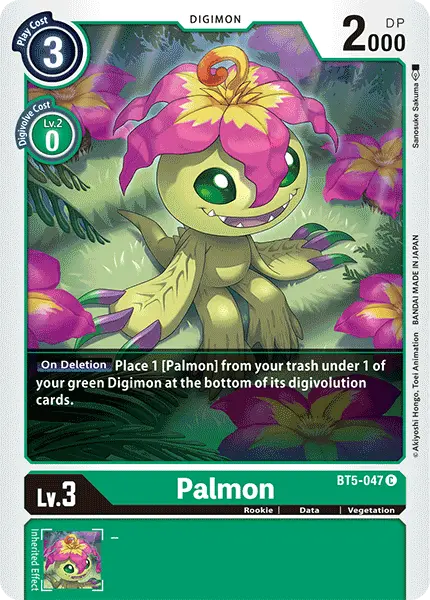 Digimon TCG Card 'BT5-047' 'Palmon'