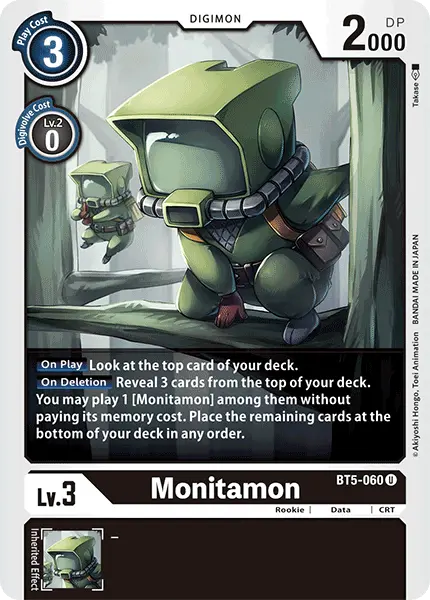 Digimon TCG Card 'BT5-060' 'Monitamon'