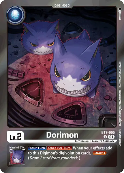 Digimon TCG Card 'BT7-005_P2' 'Dorimon'