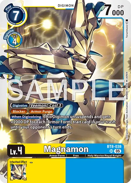 Digimon TCG Card 'BT8-038_P4' 'Magnamon'