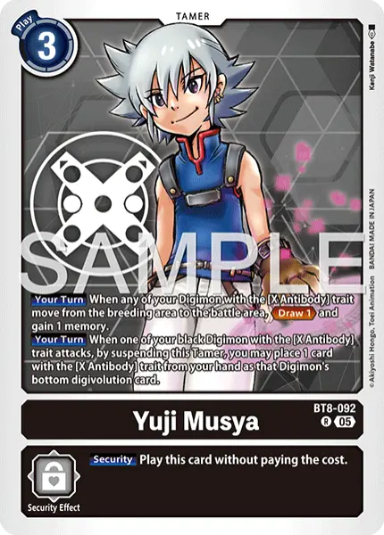 Digimon TCG Card 'BT8-092_P2' 'Yuji Musya'
