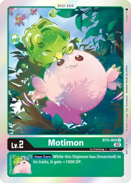 Digimon TCG Card 'BT9-004_P2' 'Motimon'