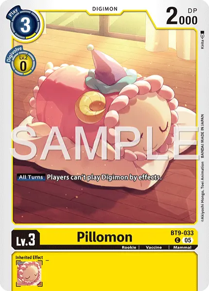 Digimon TCG Card 'BT9-033_P1' 'Pillomon'