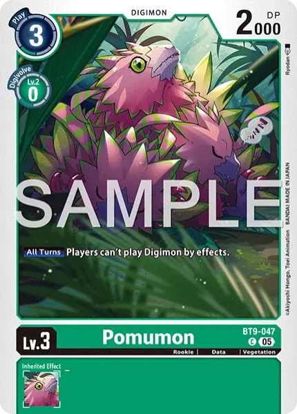 Digimon TCG Card 'BT9-047_P1' 'Pomumon'