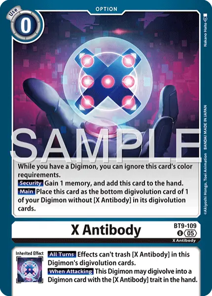 Digimon TCG Card 'BT9-109_P3' 'X Antibody'
