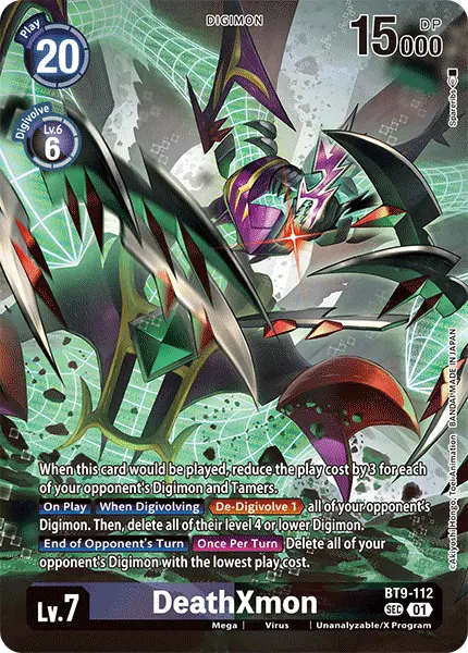 Digimon TCG Card 'BT9-112_P3' 'DeathXmon'