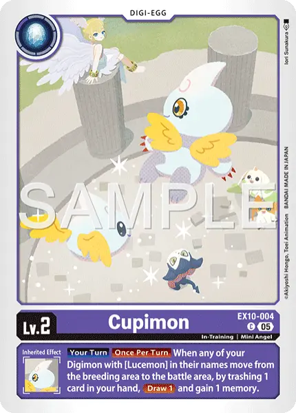 Digimon TCG Card 'EX10-004' 'Cupimon'