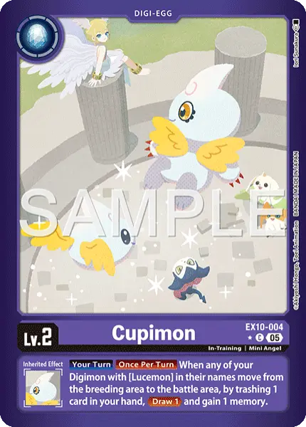 Digimon TCG Card 'EX10-004_P1' 'Cupimon'