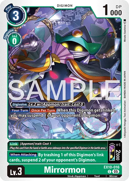 Digimon TCG Card 'EX10-016' 'Mirrormon'