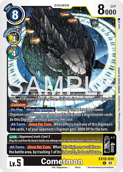 Digimon TCG Card 'EX10-030' 'Cometmon'