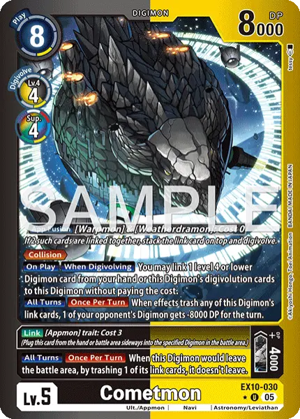 Digimon TCG Card 'EX10-030_P1' 'Cometmon'