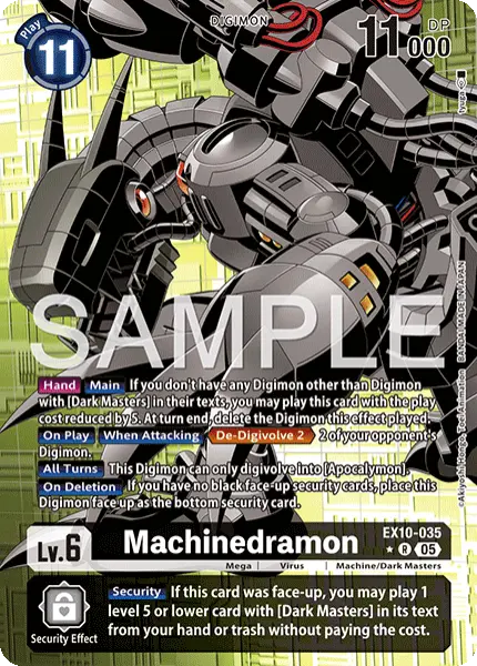Digimon TCG Card 'EX10-035_P1' 'Machinedramon'