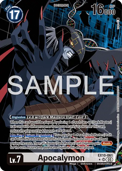 Digimon TCG Card 'EX10-061_P1' 'Apocalymon'