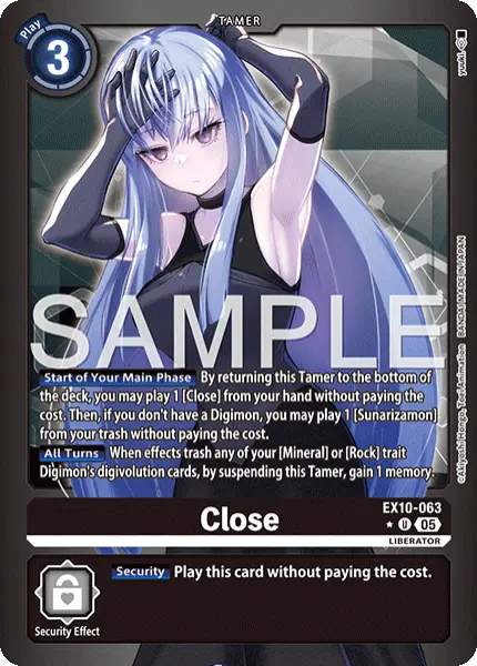 Digimon TCG Card 'EX10-063_P1' 'Close'
