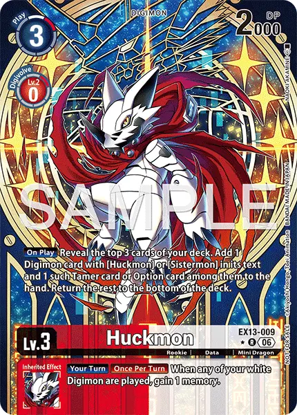 Digimon TCG Card 'EX13-009_P1' 'Huckmon'