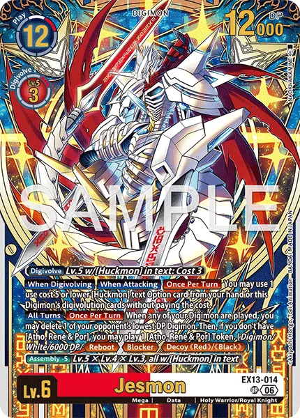 Deck EX13 Jesmon with preview of card EX13-014