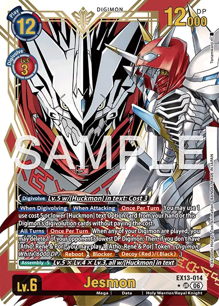 Digimon TCG Card 'EX13-014_P1' 'Jesmon'