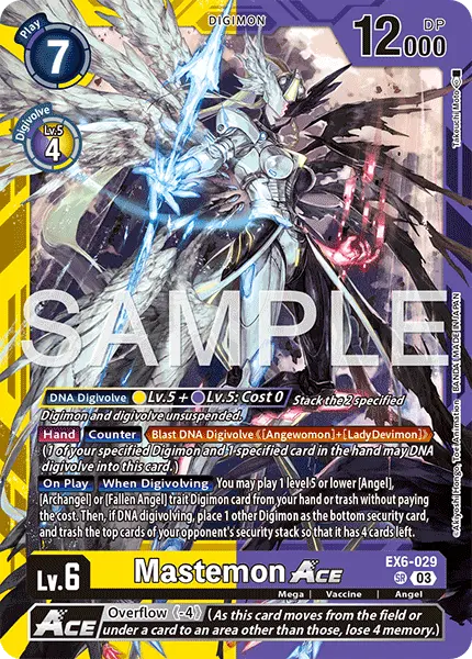 Digimon TCG Card 'EX6-029_P3' 'Mastemon'