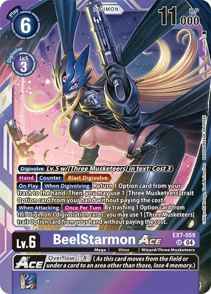Deck Three Musketeers - 16th with preview of card EX7-059