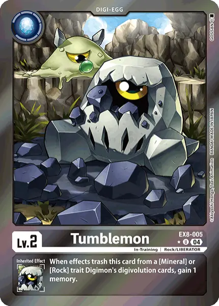 Digimon TCG Card 'EX8-005_P1' 'Tumblemon'