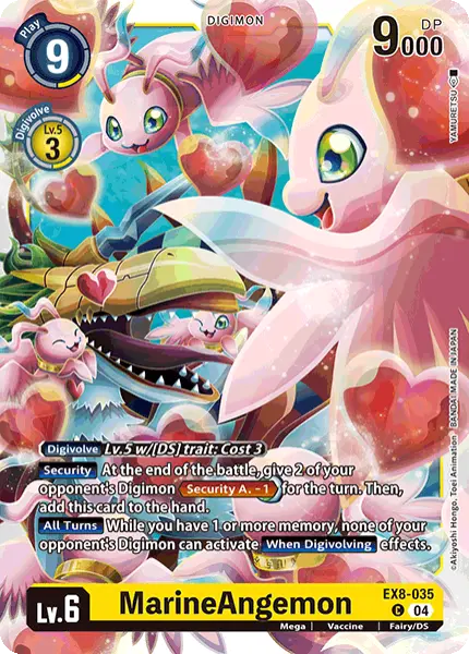 Digimon TCG Card 'EX8-035' 'MarineAngemon'