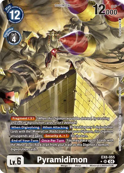 Digimon TCG Card 'EX8-055_P1' 'Pyramidimon'